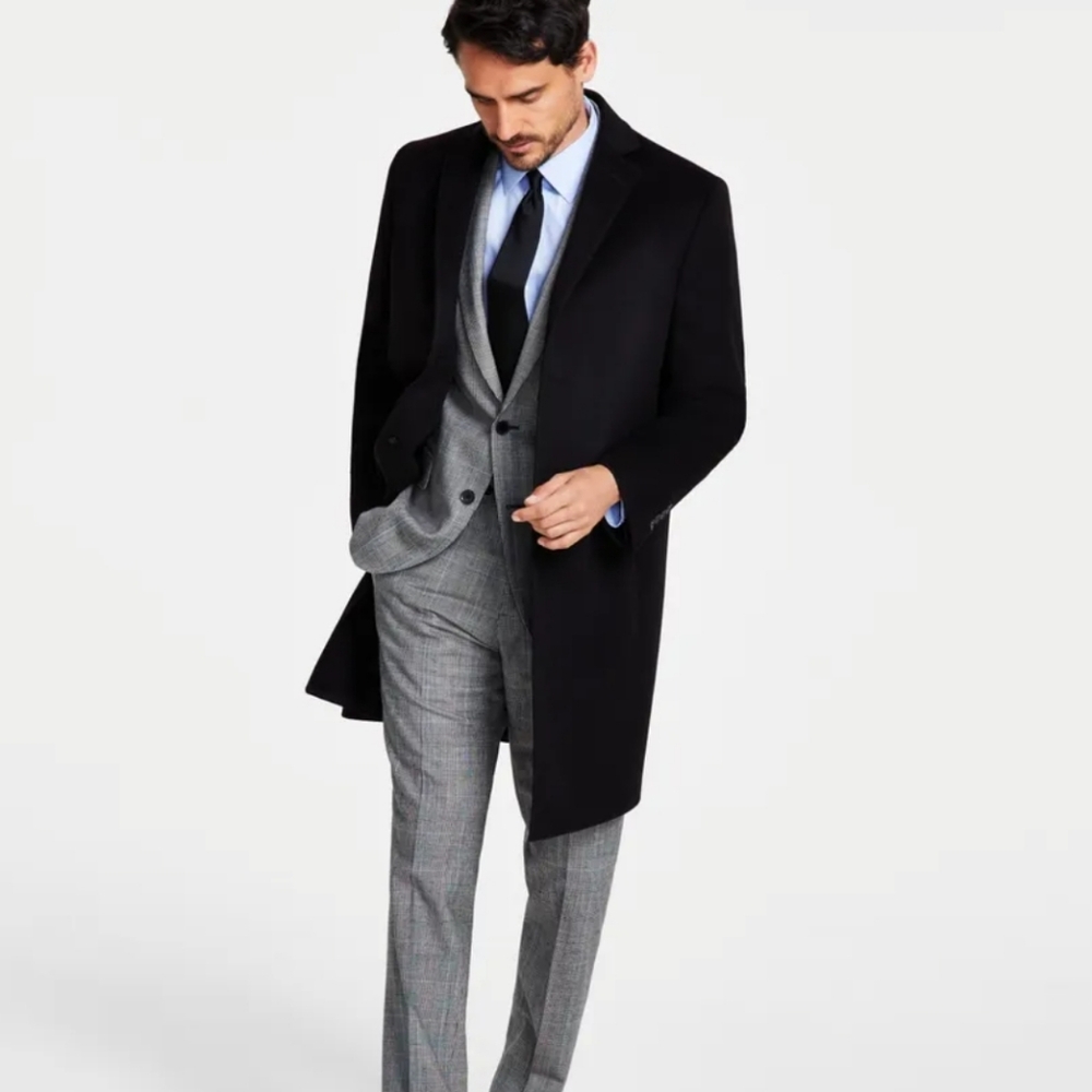 Brooks Brothers Wool Storm System Long Town Coat 41R